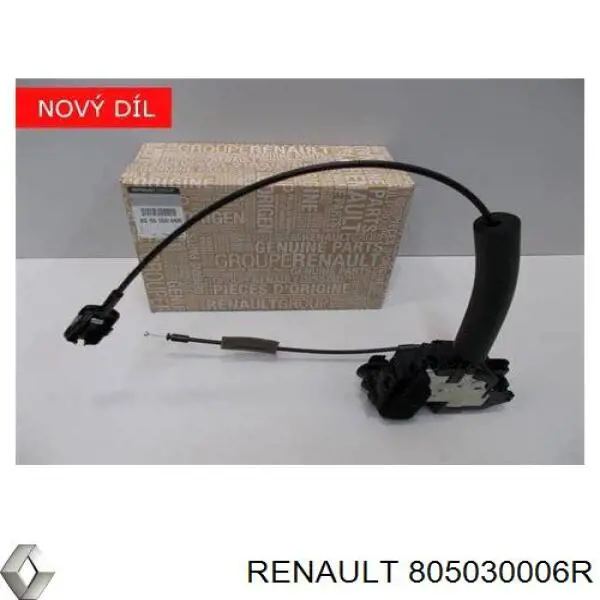 Cerradura delantera izquierda Renault (RVI) 805030006R