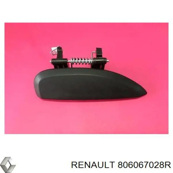 Comprar 806067028R Renault (RVI) Manija exterior derecha delantera/trasera de puerta