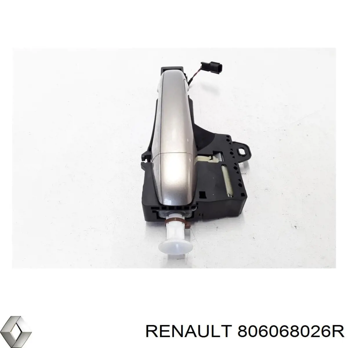 806068026R Renault (RVI) Soporte de manija exterior de puerta derecha