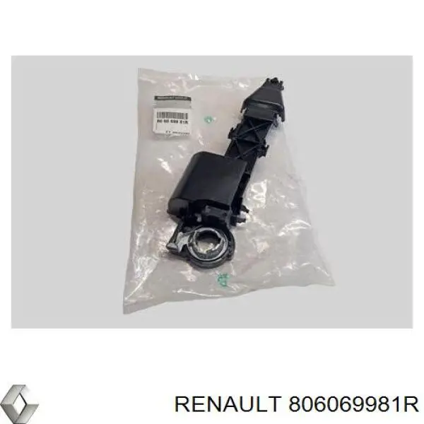 Comprar 806069981R Renault (RVI) Soporte de manija exterior de puerta trasera derecha de doble hoja
