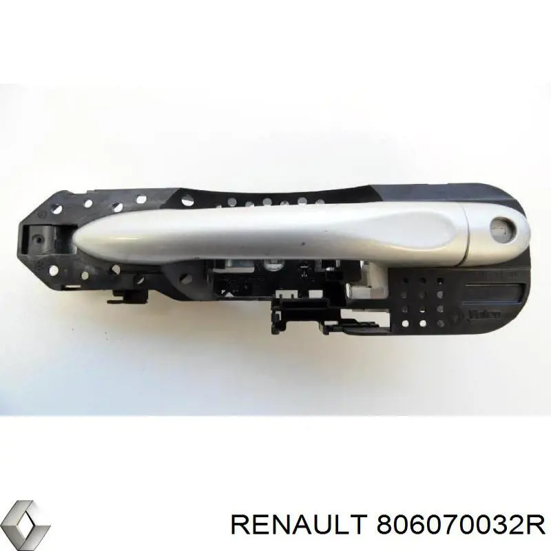 Comprar 806070032R Renault (RVI) Soporte de manija exterior de puerta trasera izquierda