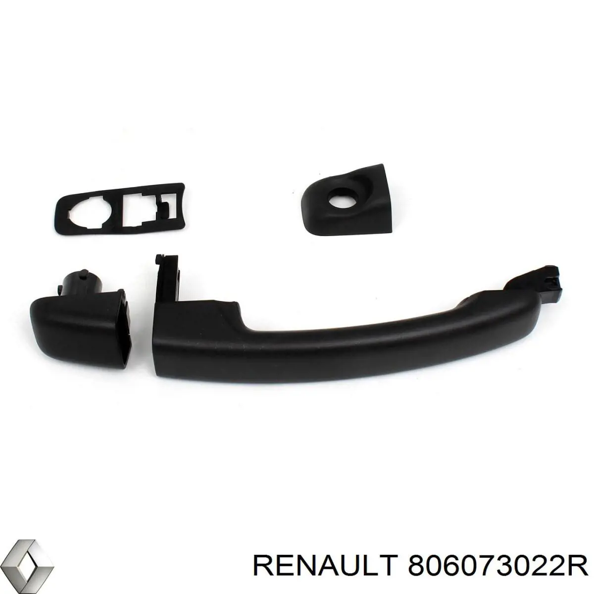 Manija exterior de puerta delantera 806073022R Renault (RVI)