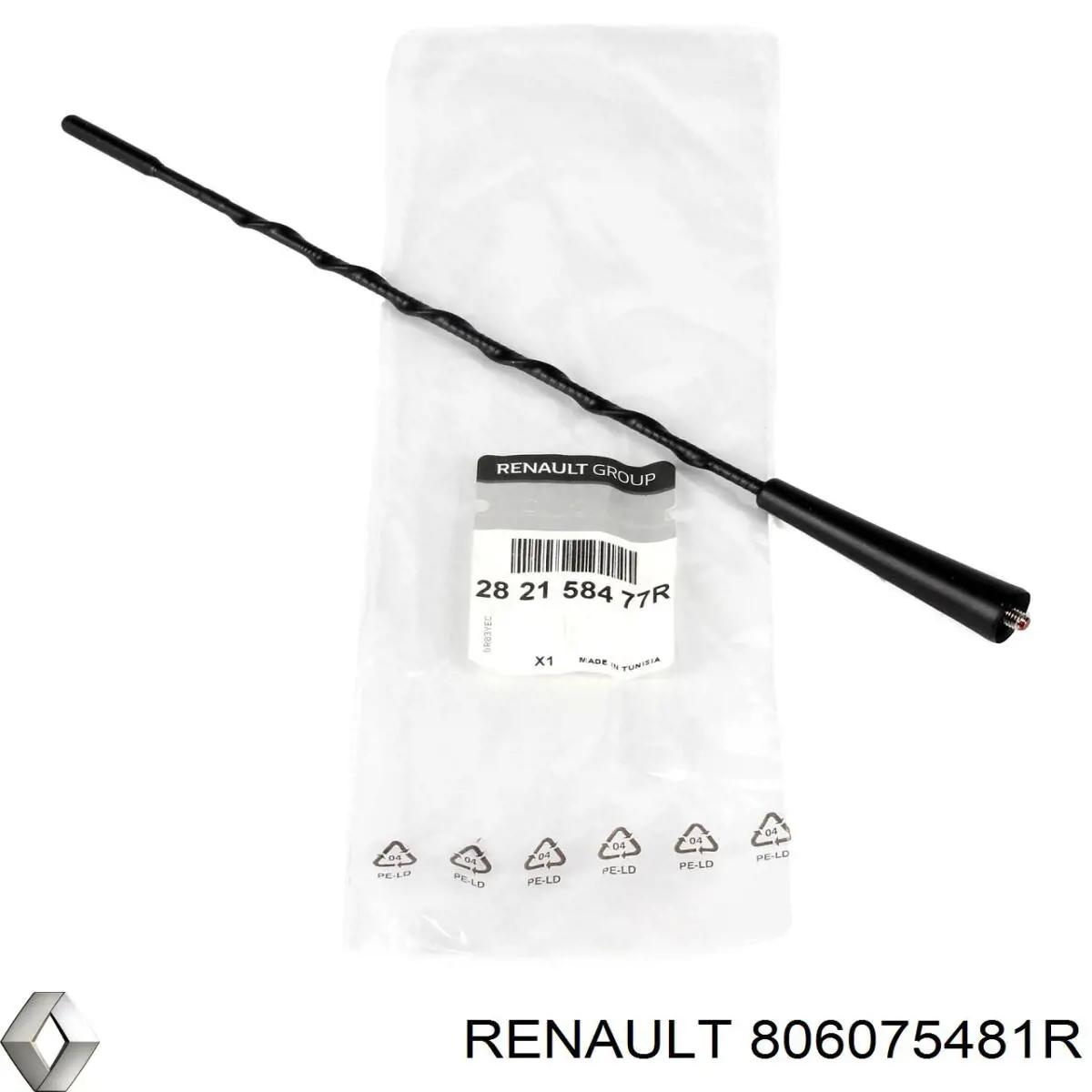 Comprar 806075481R Renault (RVI) Soporte de manija exterior de puerta delantera izquierda