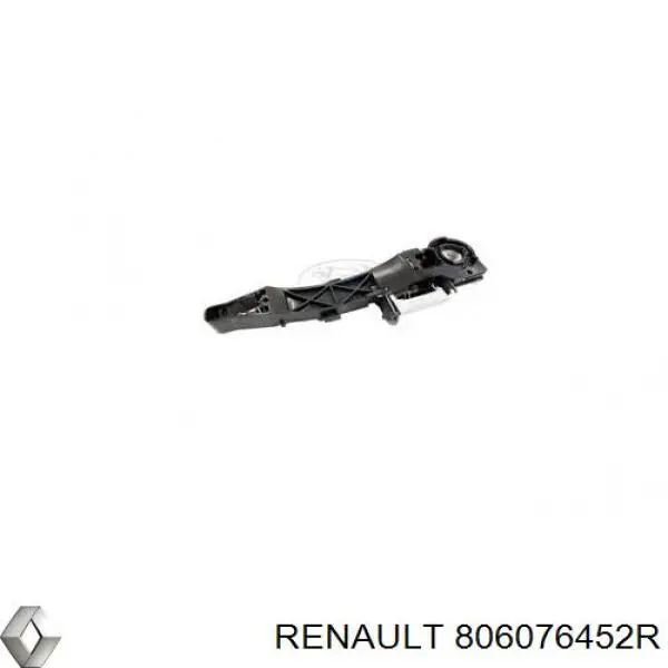 806076452R Renault (RVI) Soporte de manija exterior de puerta delantera izquierda