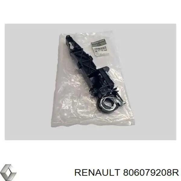 806079208R Renault (RVI) soporte de manilla exterior de puerta delantera izquierda