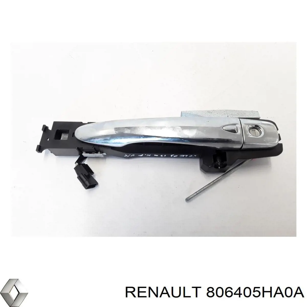 Manija exterior de puerta delantera 806405HA0A Renault (RVI)