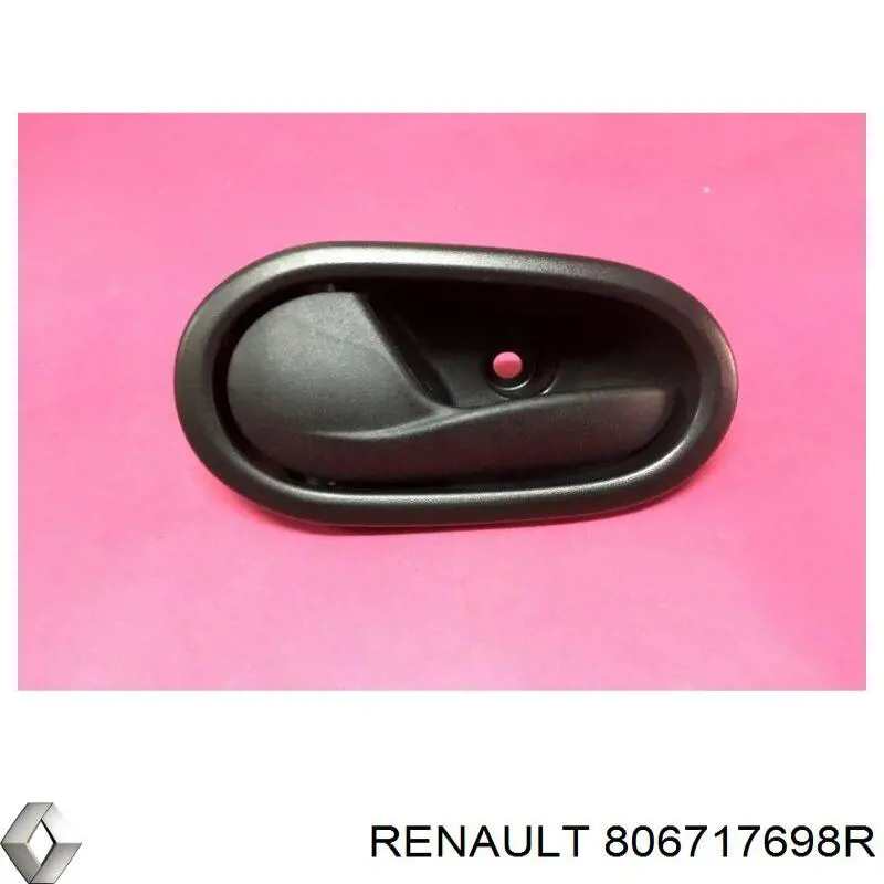 Manecilla de puerta, equipamiento habitáculo, delantera izquierda Renault (RVI) 806717698R