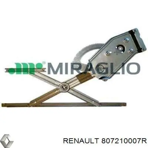 Comprar 807210007R Renault (RVI) Mecanismo de elevalunas delantero izquierdo