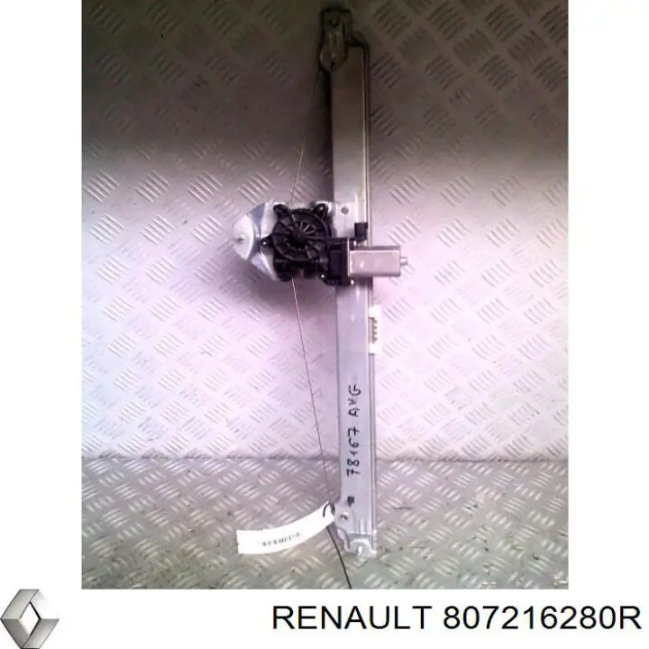 807216280R Renault (RVI) mecanismo de elevalunas, puerta delantera izquierda