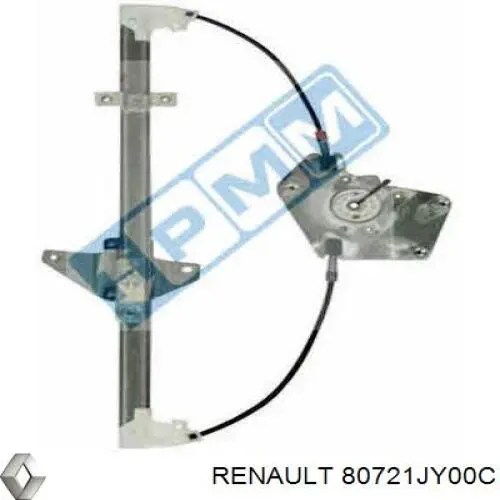 80721JY00C Renault (RVI) mecanismo de elevalunas, puerta delantera izquierda