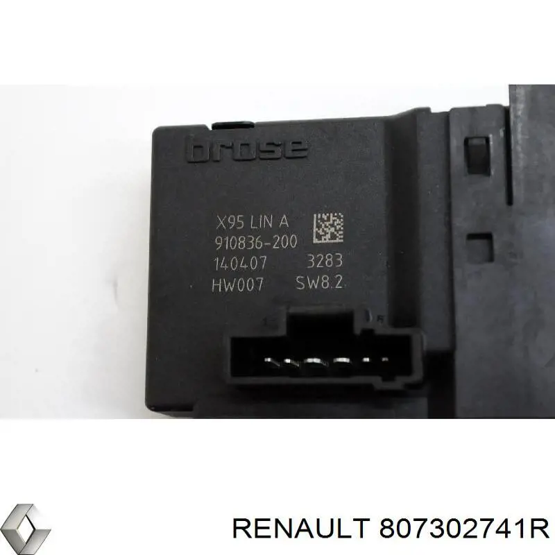 Motor del elevalunas de la puerta delantera derecha 807302741R Renault (RVI)