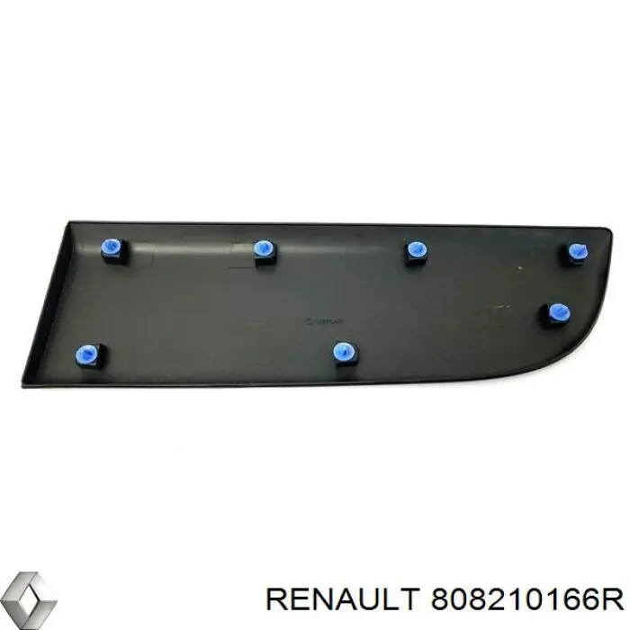 808210166R Renault (RVI) moldura de puerta delantera izquierda inferior