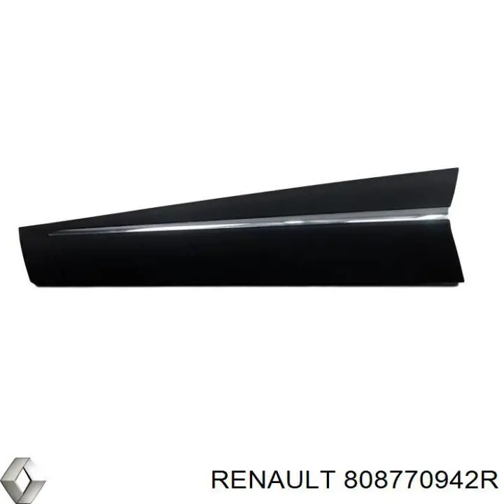 Moldura de la puerta delantera izquierda Renault (RVI) 808770942R precio, desde 49,37 EUR