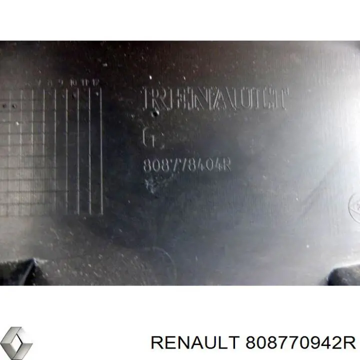 Comprar 808770942R Renault (RVI) Moldura de la puerta delantera izquierda