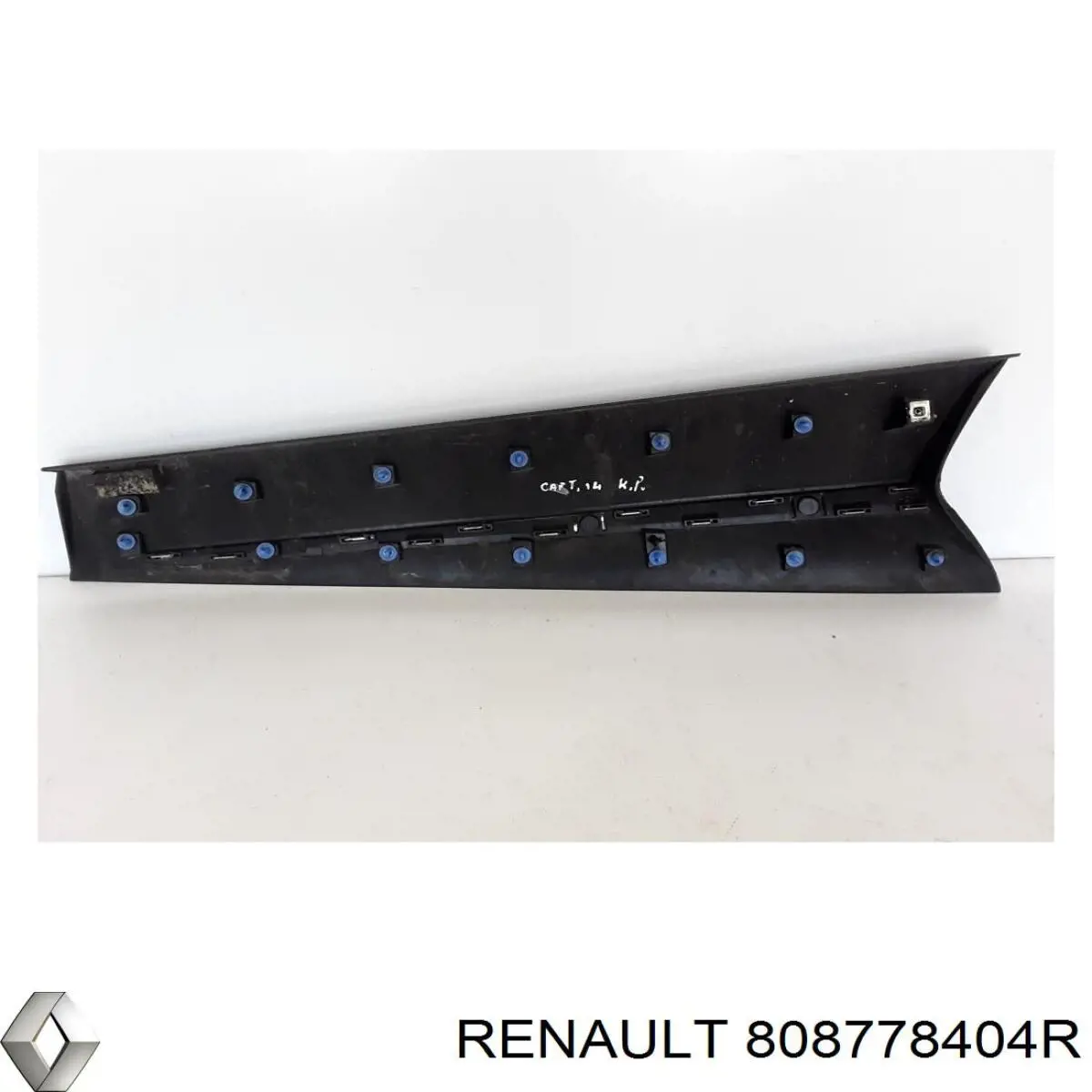 Comprar 808778098R Renault (RVI) Moldura de la puerta delantera izquierda