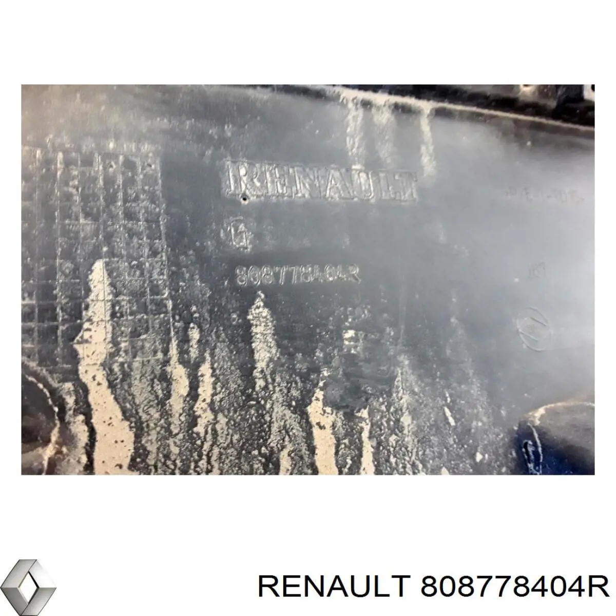 Moldura de la puerta delantera izquierda 808778098R Renault (RVI)