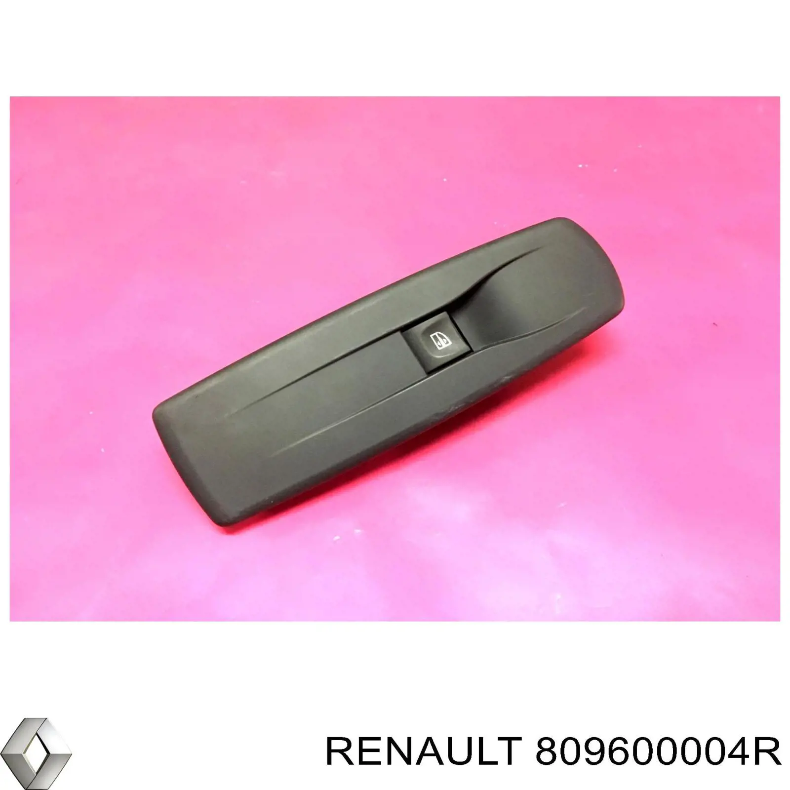 Interruptor de elevalunas trasero izquierdo Renault (RVI) 809600004R precio, desde 14,09 EUR