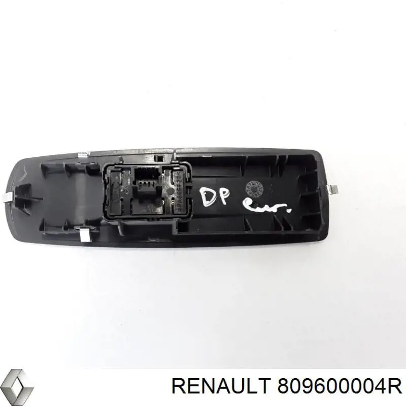 809600004R Renault (RVI) Interruptor de elevalunas trasero izquierdo