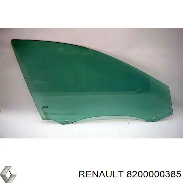 8200000385 Renault (RVI) luna de puerta delantera derecha