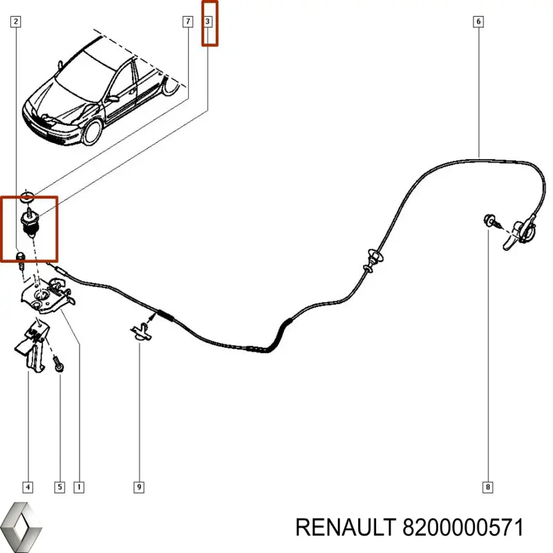 Renault (RVI) 8200000571 precio, desde 31,89 EUR