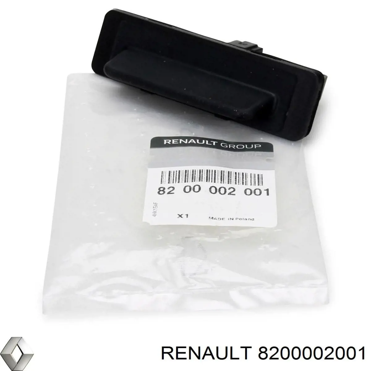 Manecilla de puerta de maletero exterior Renault (RVI) 8200002001 precio, desde 27,59 EUR
