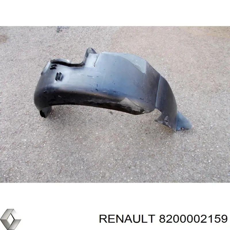 8200002159 Renault (RVI) guardabarros interior, aleta trasera, izquierdo