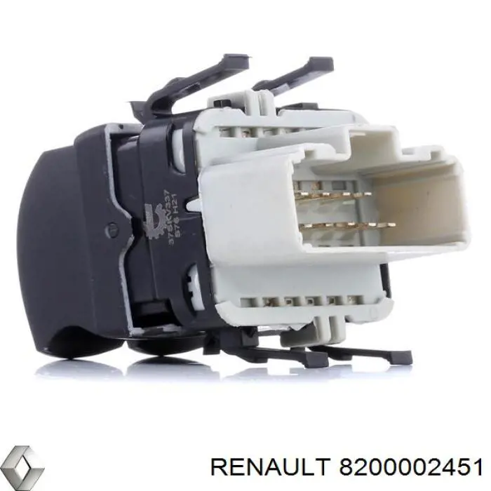 Botón de encendido del motor del elevalunas trasero 8200002451 Renault (RVI)