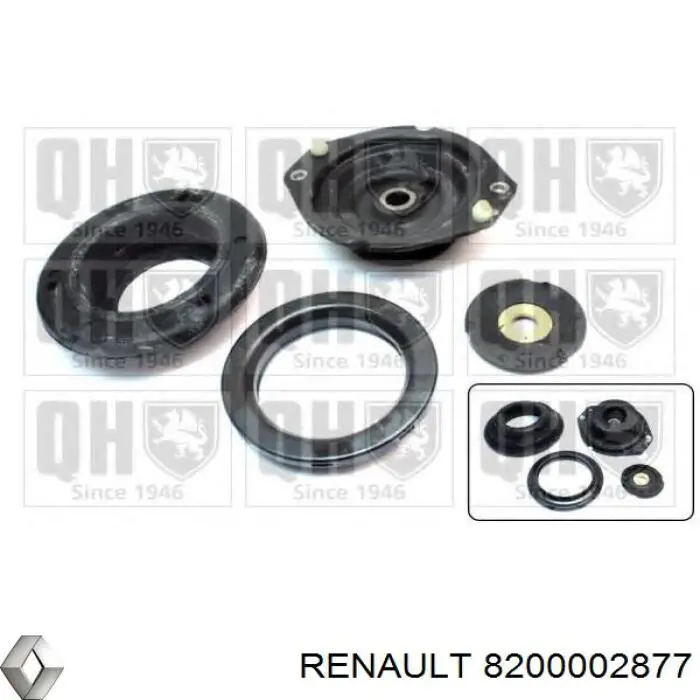 8200002877 Renault (RVI) soporte amortiguador delantero