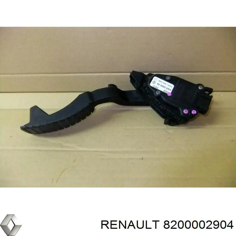 Pedal del acelerador 8200002904 Renault (RVI)