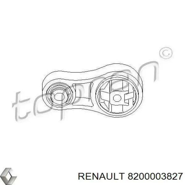 8200003827 Renault (RVI) soporte de motor trasero