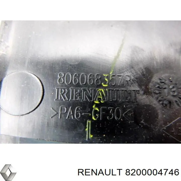 Manija exterior de puerta izquierda delantera/trasera 7701472933 Renault (RVI)