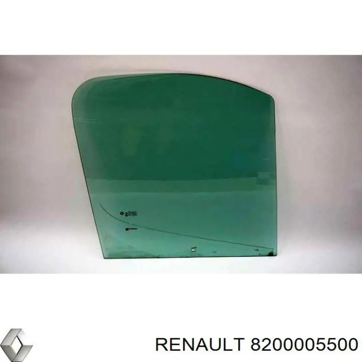 8200005500 Renault (RVI) luna de puerta delantera derecha