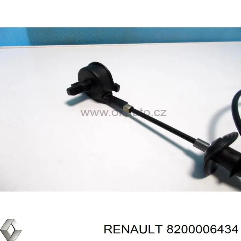 8200006434 Renault (RVI) cable de capó del motor