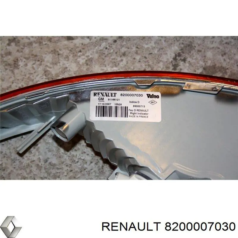 Comprar 8200007030 Renault (RVI) Piloto intermitente derecho