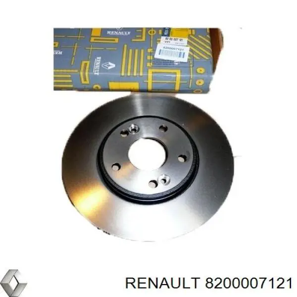 8200007121 Renault (RVI) disco de freno delantero