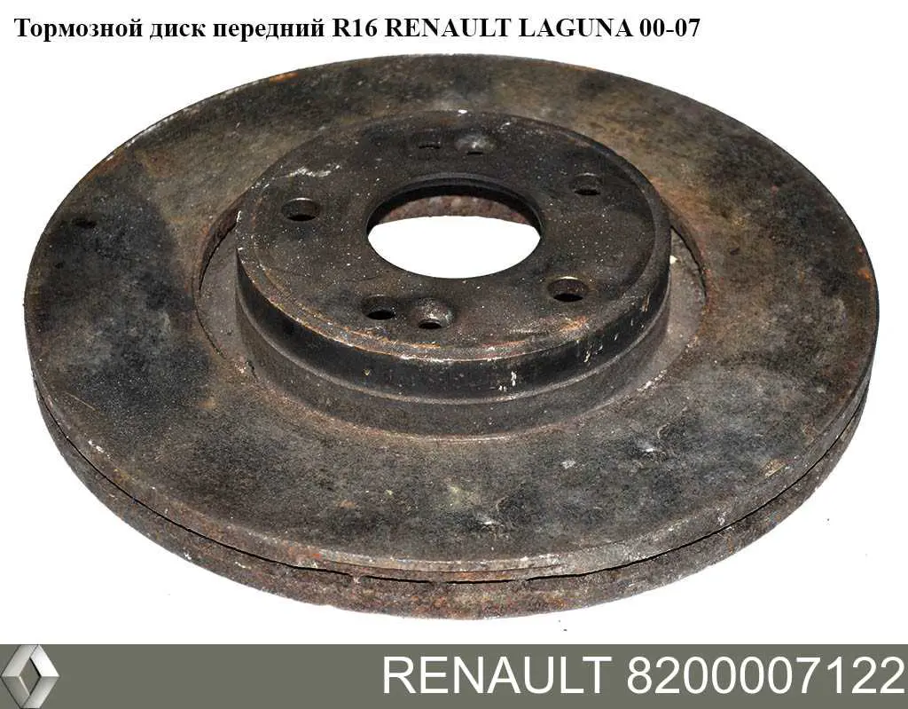 Comprar 8200007122 Renault (RVI) Freno de disco delantero