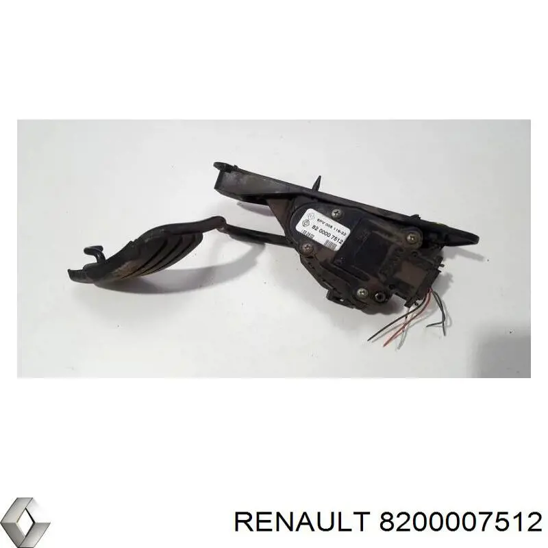 Pedal del acelerador 8200007512 Renault (RVI)