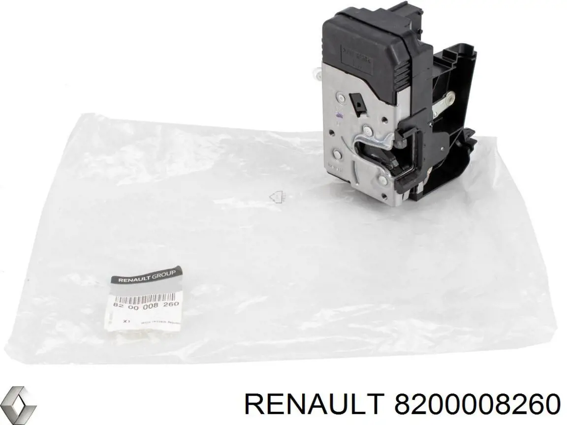 8200008260 Renault (RVI) cerradura de puerta delantera izquierda