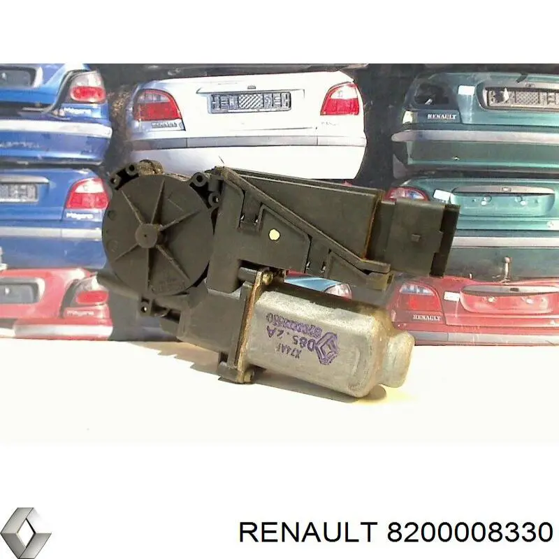 Mecanismo de elevalunas de la puerta trasera derecha 8200008330 Renault (RVI)
