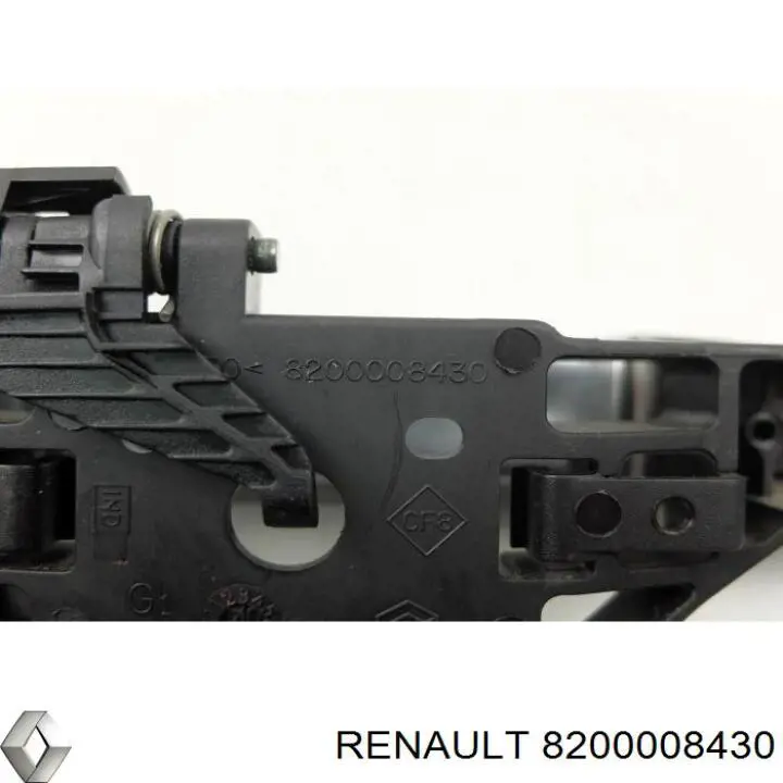 Soporte de manija exterior de puerta trasera izquierda Renault (RVI) 8200008430 precio, desde 33,40 EUR