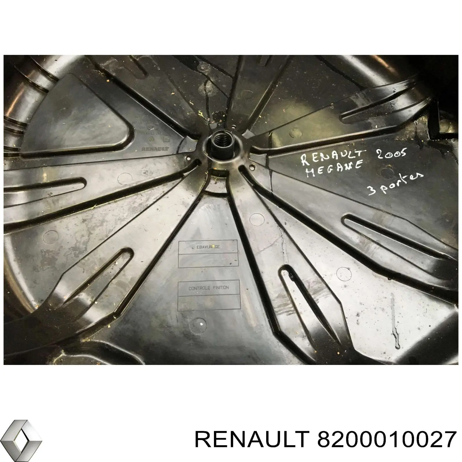8200010027 Renault (RVI) guarnecido del maletero inferior