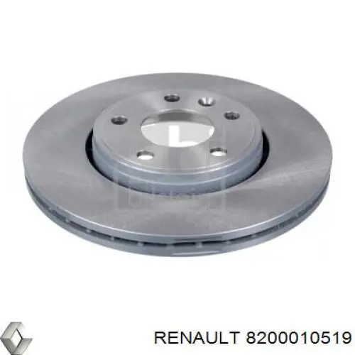 Freno de disco delantero Renault Trafic 2 FL