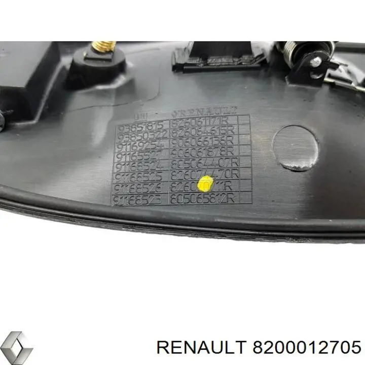 8200012705 Renault (RVI) manecilla de puerta corrediza exterior