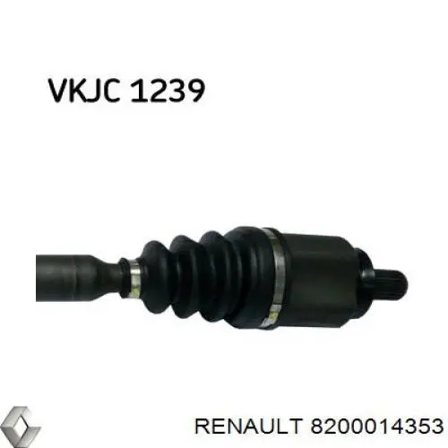 Arbre De Transmission GSP 250380 - Essieu Avant Droit - 985mm - 6 Vitesses