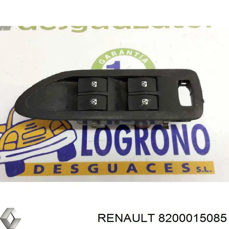Comprar 8200015085 Renault (RVI) Interruptor de elevalunas delantera izquierda