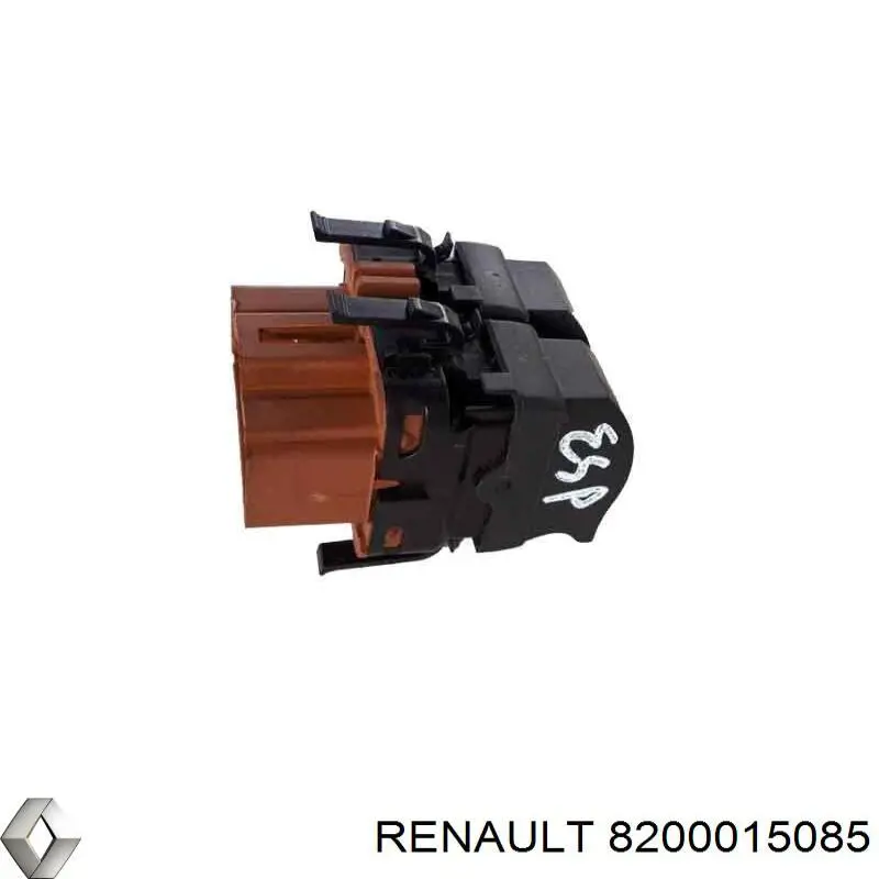 Interruptor de elevalunas delantera izquierda 8200015085 Renault (RVI)