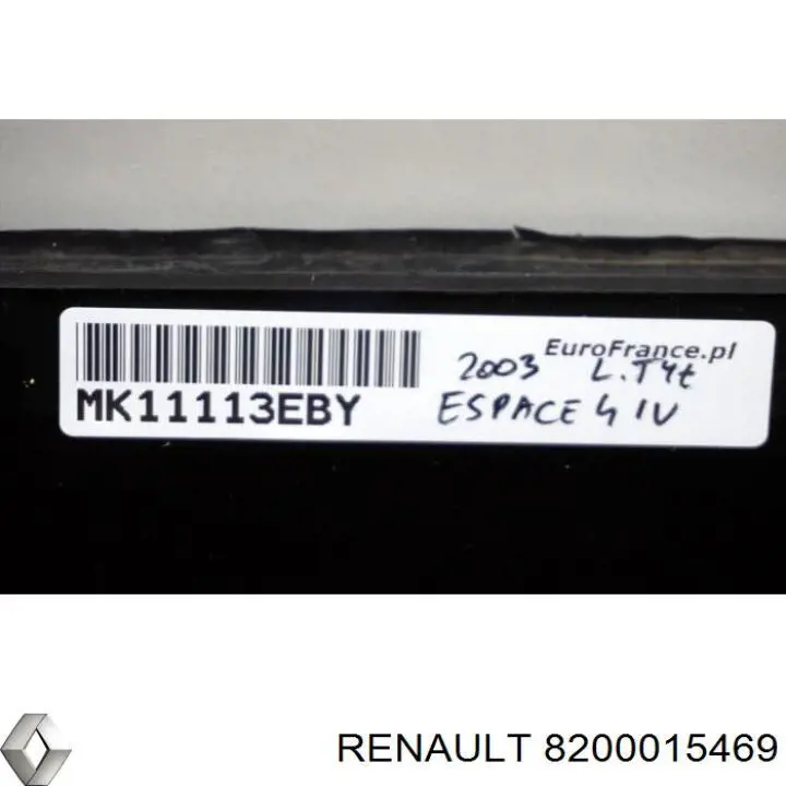 8200015469 Renault (RVI) ventanilla lateral de la puerta trasera izquierda