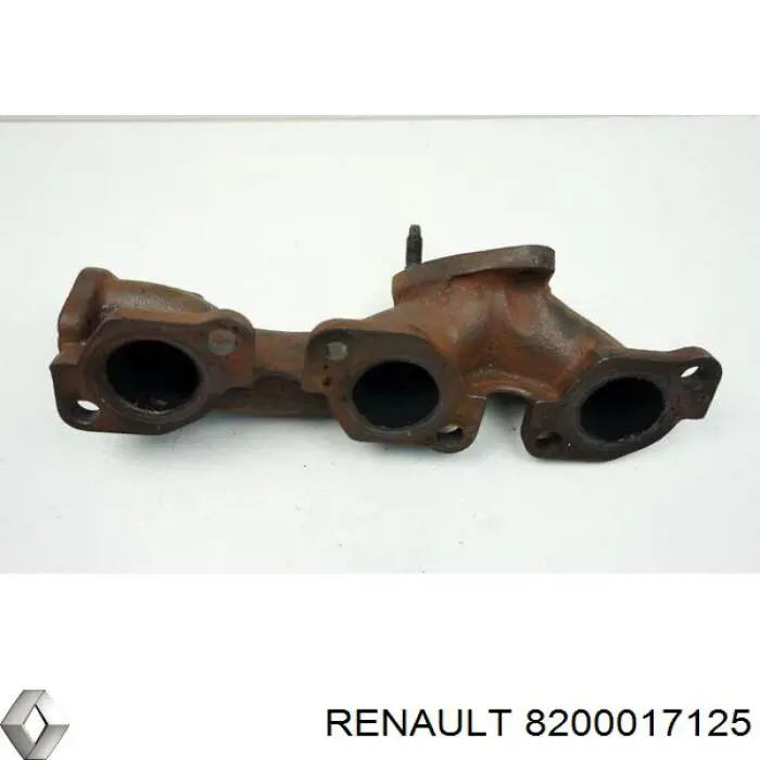 Colector de escape 8200017125 Renault (RVI)