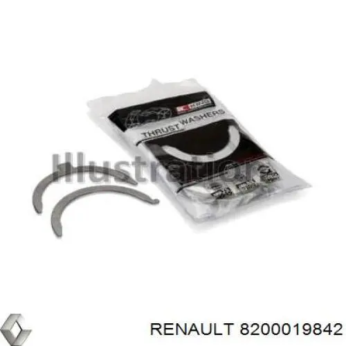 122232350R Renault (RVI) juego de cojinetes de cigüeñal, estándar, (std)