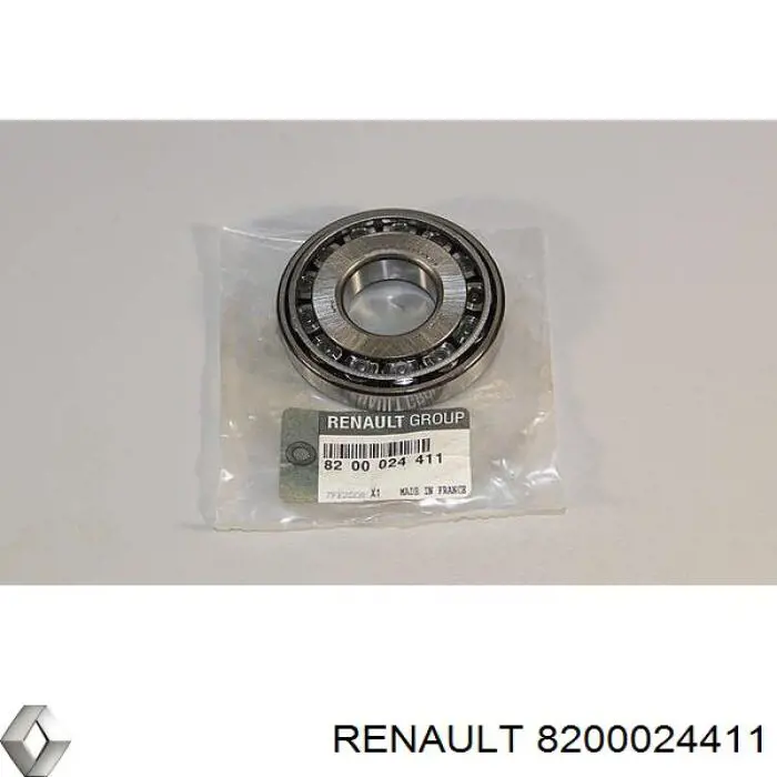 Cojinete exterior del cubo de rueda delantera 8200024411 Renault (RVI)